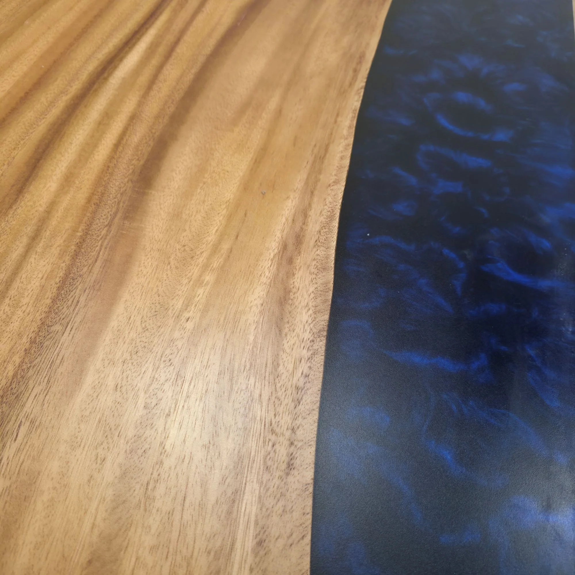 239cm x 91cm Live Edge East Indian Walnut Dinning Table - Image 4