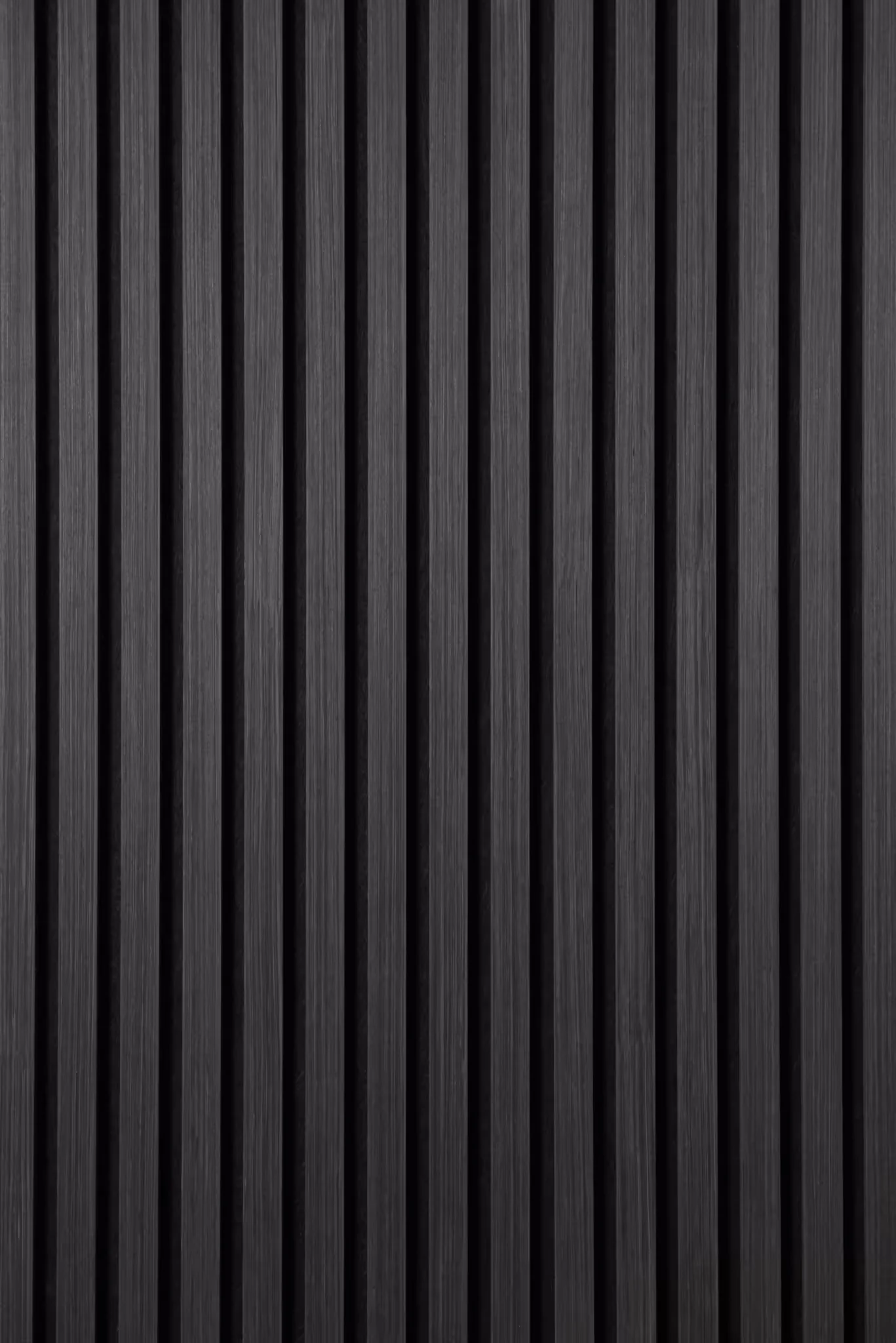 Acoustic Slatted Wall Panel 240 x 60cm - Dark Grey x 1 panel - Image 3