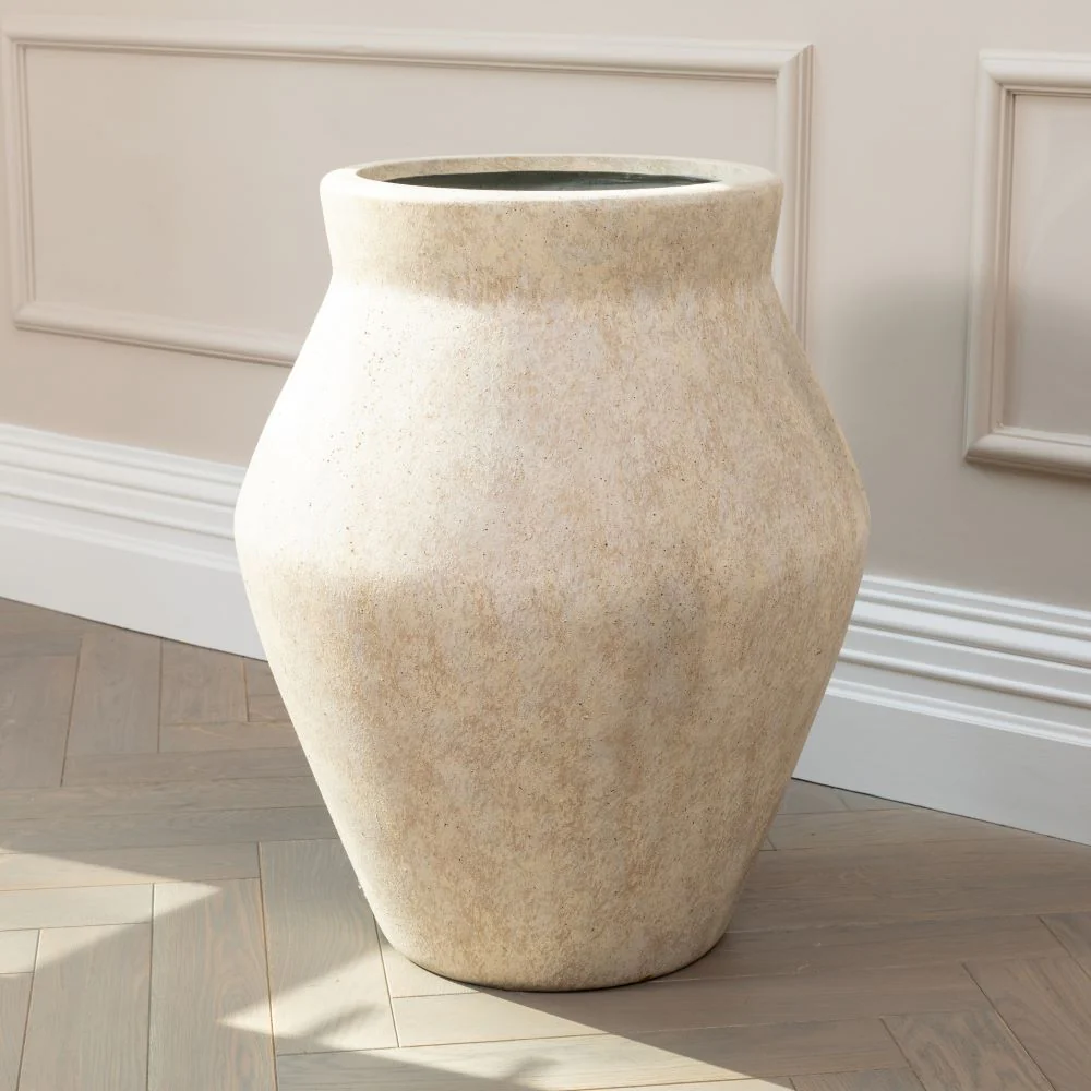 Artificial Olive Tree UV/IFV in Flueri Beige Planter - Image 3