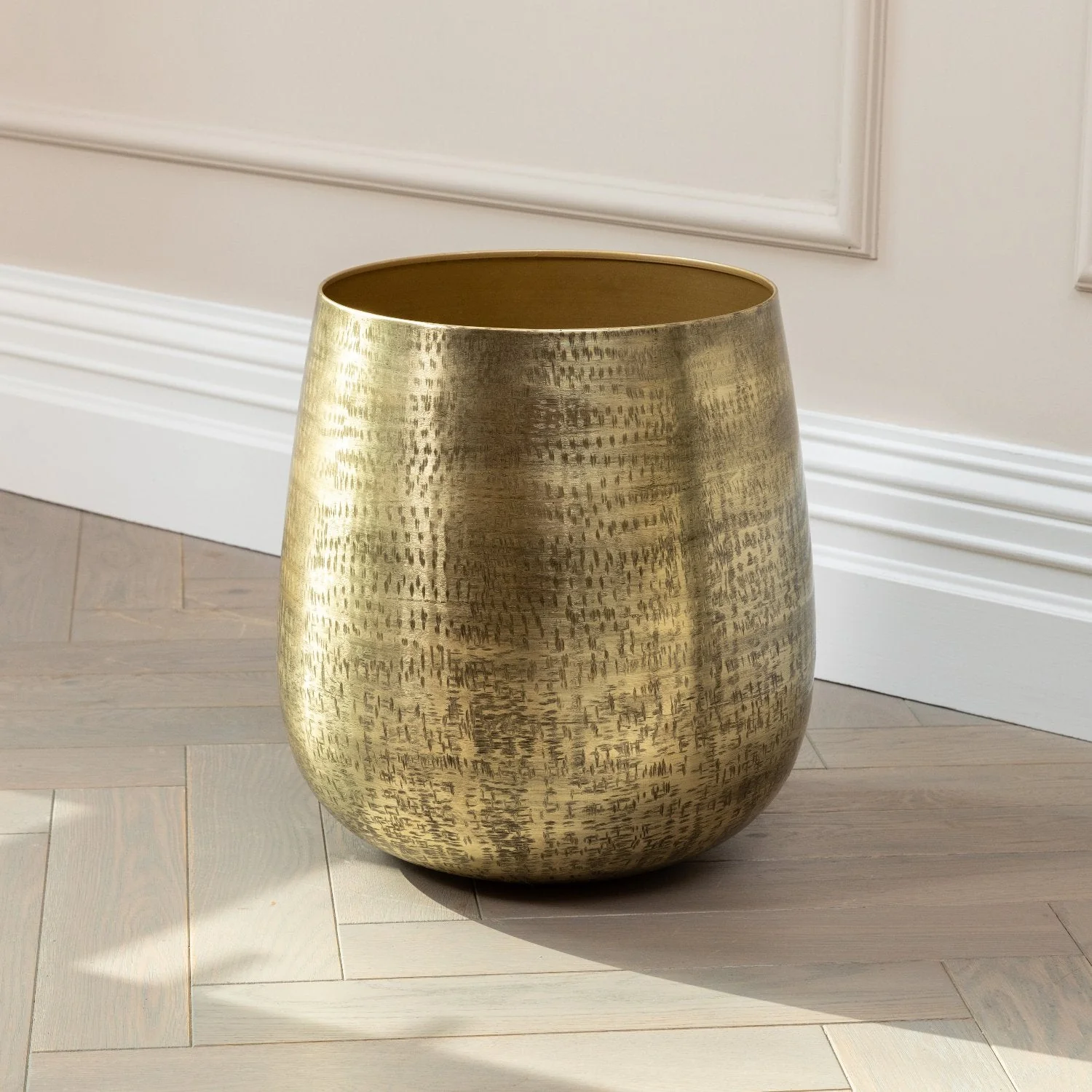 Artificial Olive Tree UV/IFV in Gold Metal Planter - Image 3