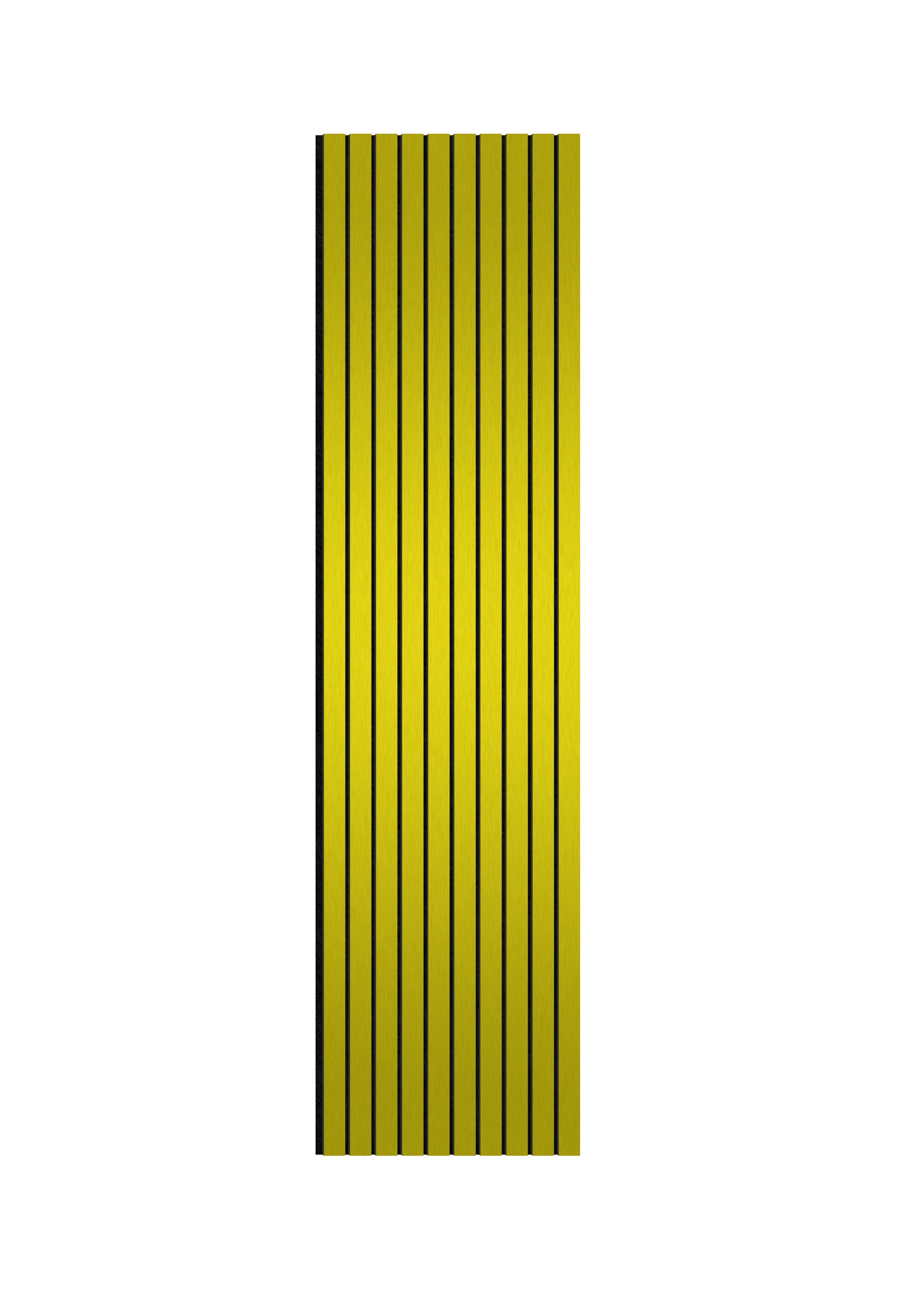 Acoustic Slat Wall Panels | Premium ExtraWide Slats | 240cm x 60cm | Gold - Image 3