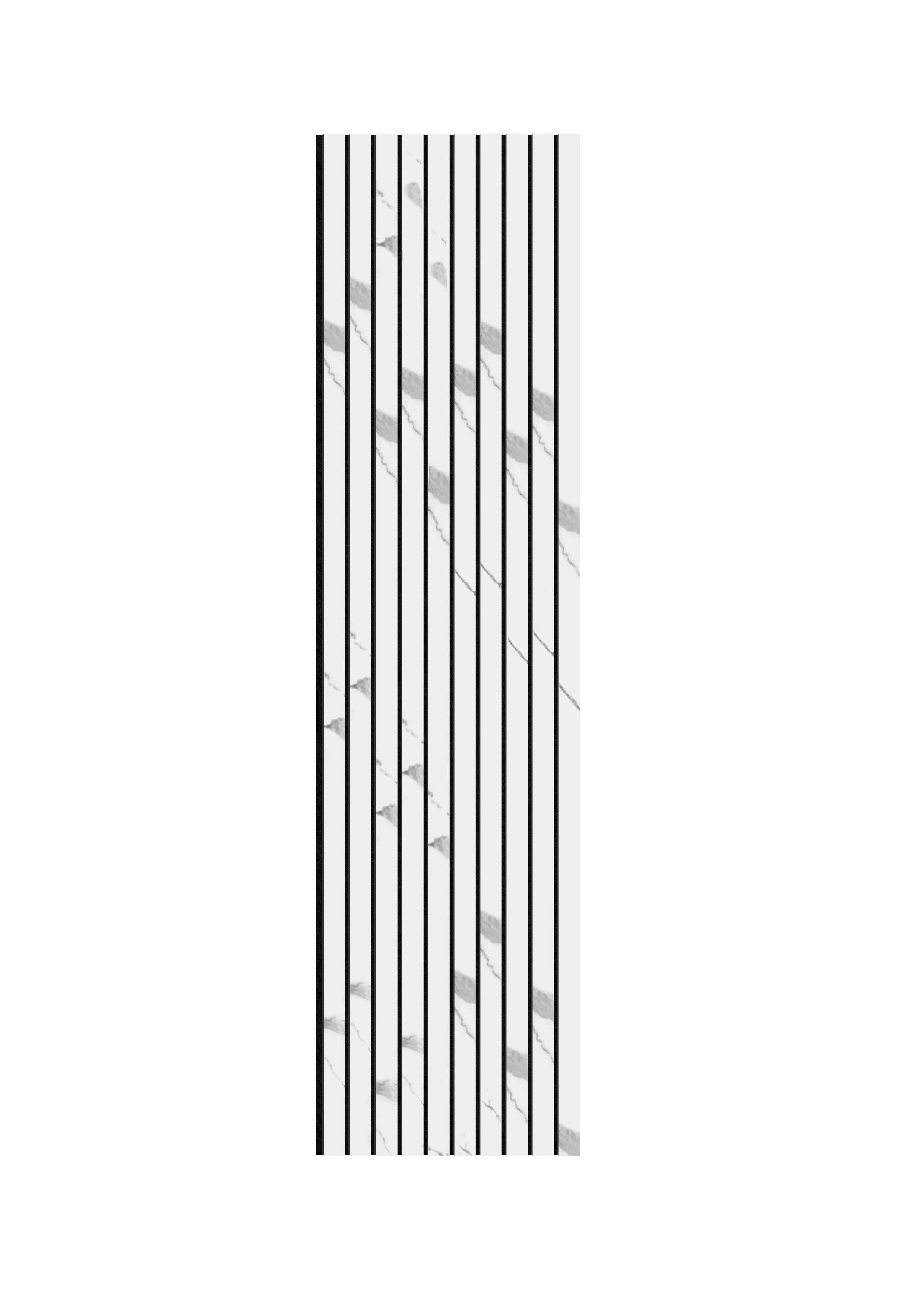 Acoustic Slat Wall Panels | Premium ExtraWide Slats | 240cm x 60cm | Marble - Image 3