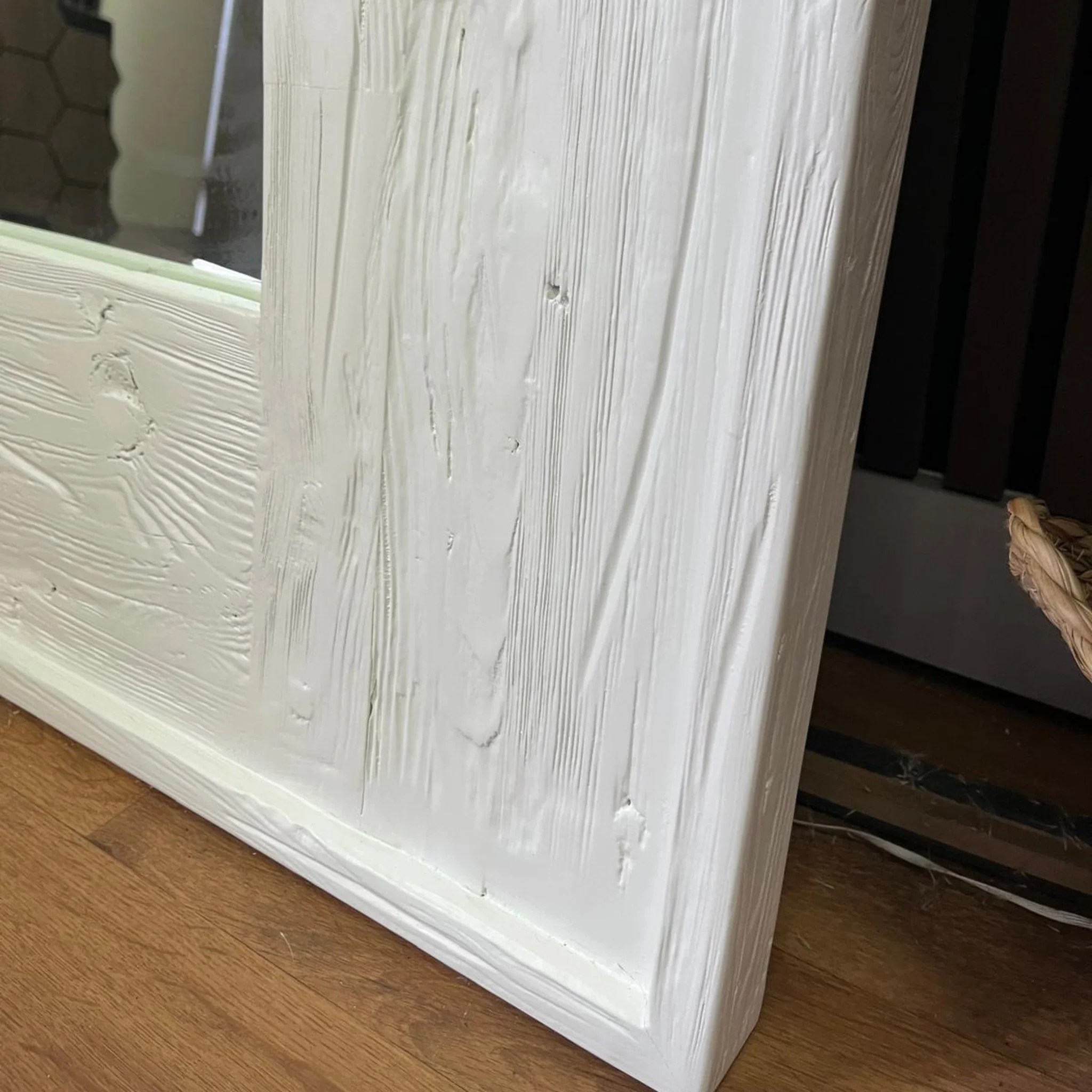 Halo Solid Wood Distressed Mirror - Image 4