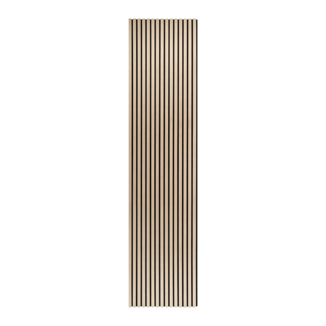 3m x 60cm | Acoustic Slat Wall Panels | Classic/Light Oak | Premium Wood Veneer - Image 3