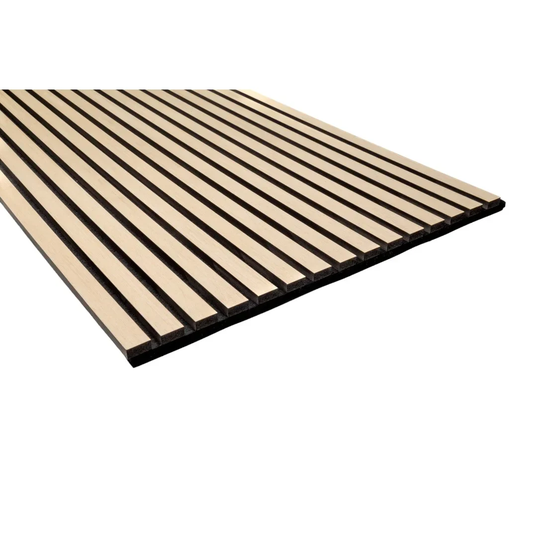 3m x 60cm | Acoustic Slat Wall Panels | Classic/Light Oak | Premium Wood Veneer - Image 5