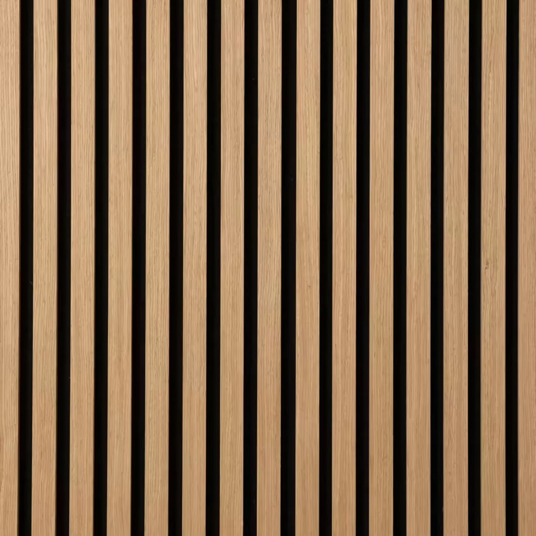 Acoustic Slatted Wall Panel 240 x 60cm - Light Oak x 1 panel - Image 4