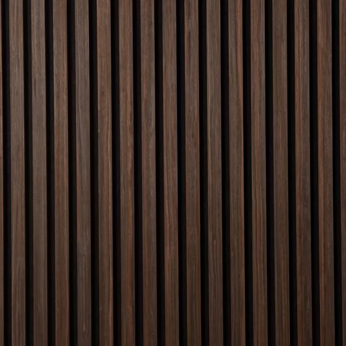 Acoustic Slatted Wall Panel 240 x 60cm - Smoked Oak x 1 panel - Image 3